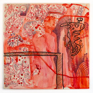 Watching Movies with the Sound Off vinyl sleeve (original)