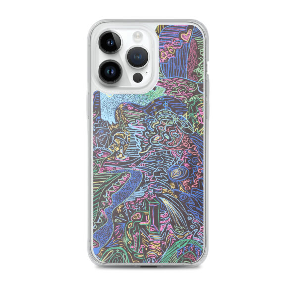 MagSafe® clear case for iPhone® with some colorful doodles - Image 2