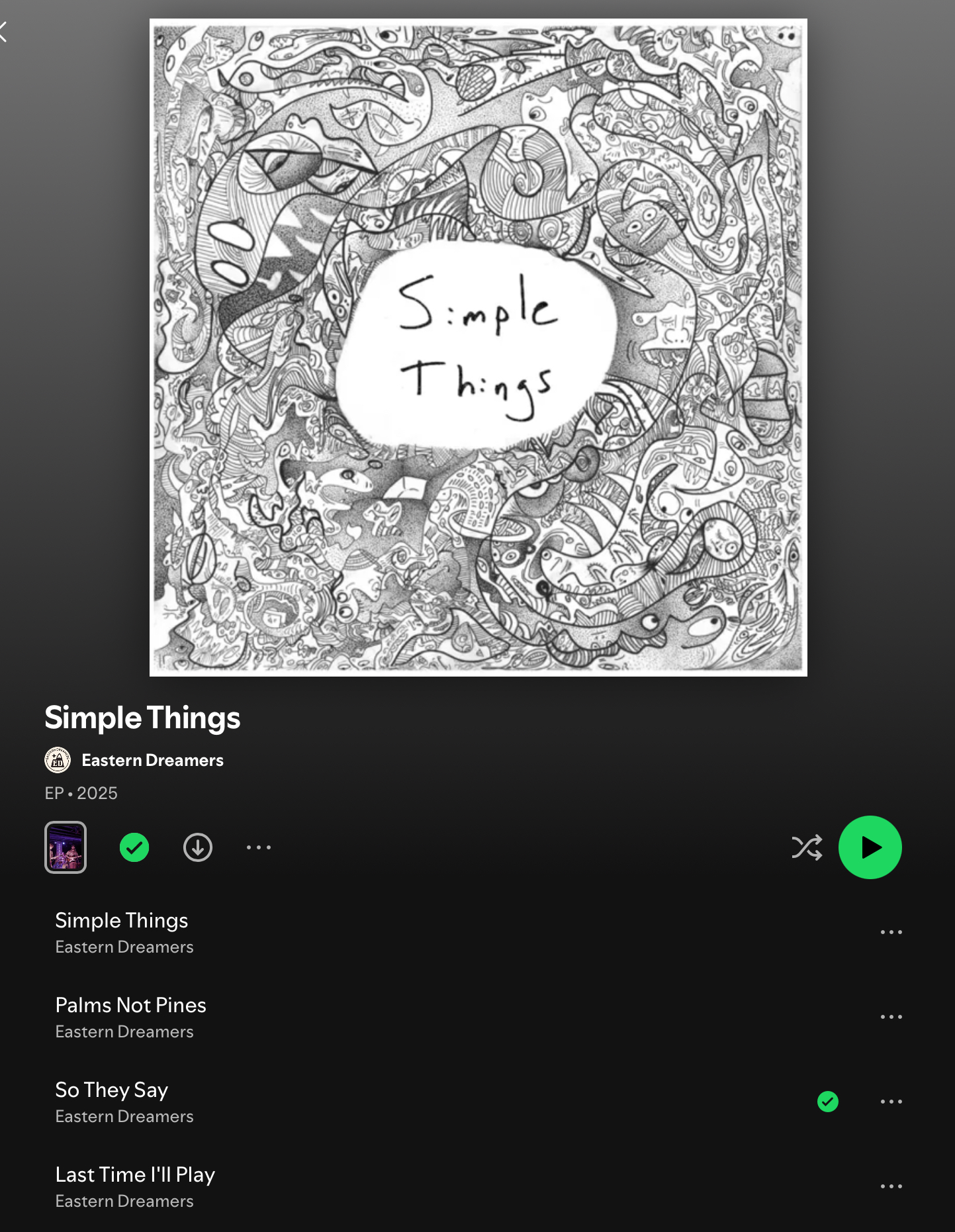 it's hella tight to see my art on Spotify for the boys