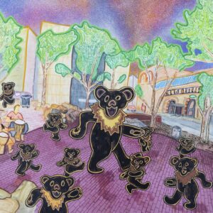 dancin' in the park (print)