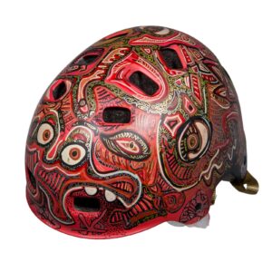 'circles n' such' red goober helmet