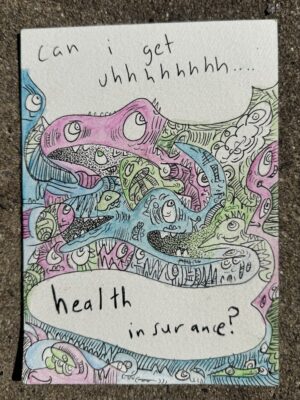 ‘health insurance’ original drawing