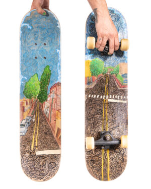 ‘Broadway’ board print