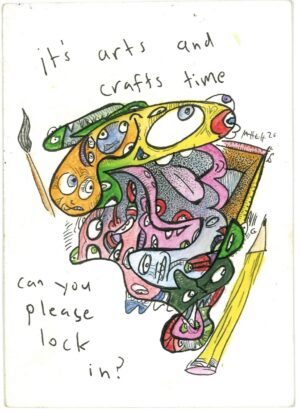 ‘lock in’ original doodle