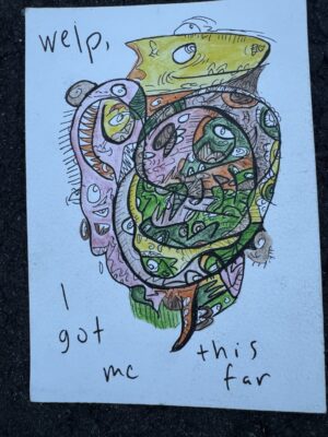 'welp' original doodle