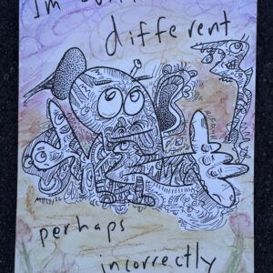 'built different' original doodle