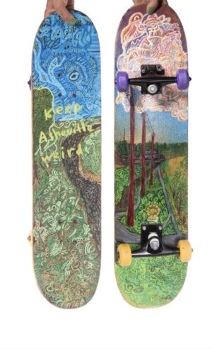 ‘keep Asheville weird’ board print
