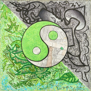 ‘urban-wildland interface’ 10” x 10” print