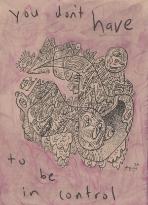 ‘relinquish control’ original doodle